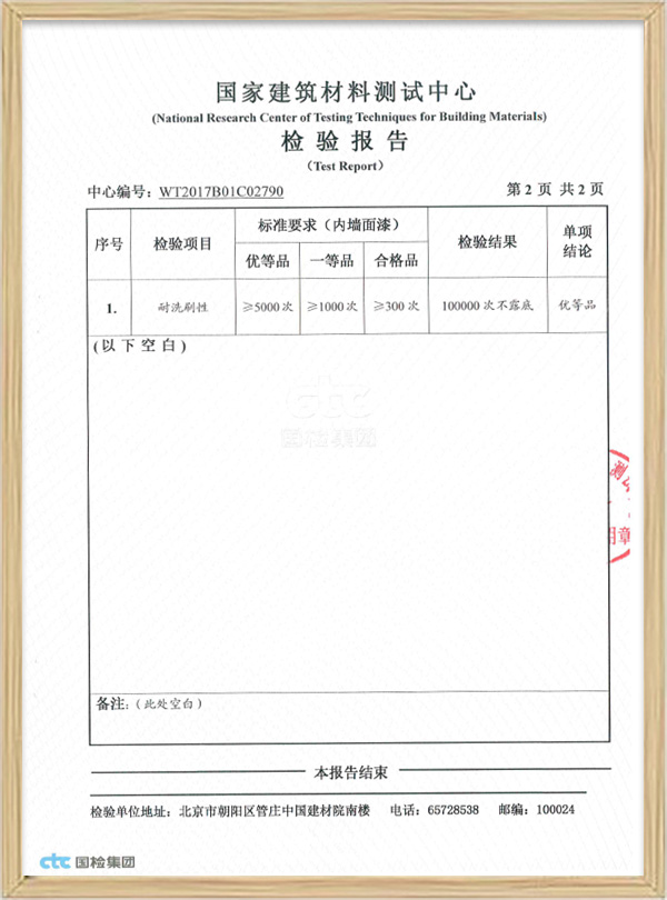 耐洗刷性10萬次